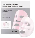 COSRX The Peptide Collagen Lifting Glow Hydrogel Mask Sejas Maskas 3 gab