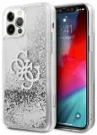 Guess GUHCP12LLG4GSI Hardcase 4G Big Liquid Glitter Aizsargapvalks priek&scaron; iPhone 12 Pro Max 6,7" / sudraba