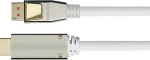 Python DisplayPort 1.4 į HDMI 2.0 kabelis nailoninis White 3m