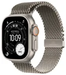 I&scaron;manusis laikrodis APPLE Watch Ultra 3GPS + Cellular 49mm su natūralaus titano korpusu ir natūralaus titano Milano apyranke - Large
