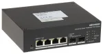 Switch Hikvision ZARZĄDZALNY SWITCH PRZEMYSŁOWY POE DS-3T1506HP-EI-UPS/NO POWER UNIT 4-PORTOWY SFP