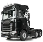 Amewi Scania 770 S vilkikas 6x6 1:14 RTR Black 14+