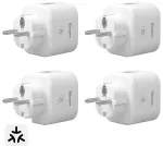 I&scaron;manusis WIFI elektros lizdas Sonoff S61-STPF (4 PACK) su pulteliu
