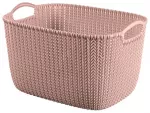 Krep&scaron;elis Knit L stačiakampis 19L 40x30x23cm rožinis