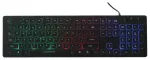 ART wire keyboard USB A QWERTY with light slim AK-20 black