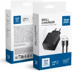 Blue Star TFB-TC-20WPD kelioninis įkroviklis | 20W | PD, QC | USB-C | su USB-C į USB-C laidu komplekte | juodas