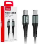 AMiO AMIO-03915 duomenų perdavimo ir įkrovimo laidas | USB-C į USB-C | 60W | 2m