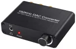 RoGer DAC 192kHz 24bit S/PDIF - RCA pārveidotājs ar austiņu izeju 3,5 mm / optiskais / koaksiālais