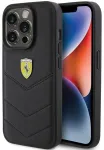 Ferrari Quilted Metal Logo Back Case Aizsargapvalks Priek&scaron; Apple iPhone 15 Pro