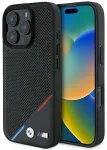 BMW M Perforated Tricolor Line MagSafe Aizsargapvalks priek&scaron; Apple iPhone 16 Pro