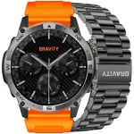 Smartwatch Gravity Siksniņa + rokassprādze GT46-4 / melns