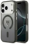 Case Guess IML Gradient Triangle Logo MagSafe Aizsargapvalks priek&scaron; iPhone 17 Pro / melns