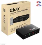 Club 3D Club3D HDMI slēdzis 1:3 8K60Hz/4K120Hz, 3 portai