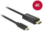 DELOCK USB laidas C -> HDMI-A 4K 30Hz St/St 1.00m White
