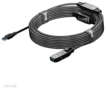 USB kabelis Club 3D USB-A - USB-A 15 m Black (CAC-1406)