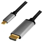 LogiLink USB-C - HDMI 1.8m pozłacane końc&oacute;wki