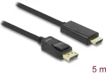 DELOCK Displayport kabelis DP -> HDMI St/St 5.00m Black