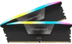 DIMM 64 GB DDR5-6000 (2x 32 GB) Dual-Kit, Arbeitsspeicher schwarz, CMH64GX5M2B6000C30, Vengeance RGB, INTEL XMP