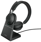 Jabra Evolve 2 65 MS Wireless Bluetooth Stereo Headset m. Ladestation Black