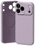 Mercury Semi-Silicone phone case with MagSafe support for iPhone 17 Pro Max lavender gray