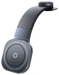 Baseus PrimeTrip C03 magnetinis automobilinis telefono laikiklis su prisiurbtuku suderinamas su MagSafe juodas