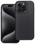 Carbon Elite Mag telefono dėklas su MagSafe palaikymu iPhone 15 Pro juodas