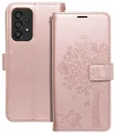 MEZZO tree knyginio tipo telefono dėklas Samsung Galaxy A53 5G (A536) auksinis