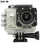RETURNED SJCam SJ5000x Elite Wi-Fi Ūdendro&scaron;a 30m Sporta Kamera 12.4MP 170&deg; 4K HD 2.0" LCD Ekrāns Sudraba
