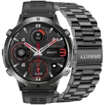 Smartwatch Gravity Siksniņa + aproce viedpulkstenim GT42-1 / melns