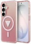 Case Guess IML Gradient Triangle MagSafe Aizsargapvalks priek&scaron; Samsung Galaxy S26 / rozā