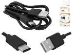Lamex LX8427-1.5 USB - USB Type-C Uzlādes kabelis priek&scaron; datu pārraides 1.5m / melns