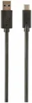 Gembird CCP-USB3-AMCM-0.5M USB 3.0 AM to Type-C kabelis 0,5m / melns