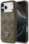Case Guess 4G Double Card Triangle for     iPhone 18 Pro Max / 17 Pro Max brown