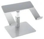 Universalus Kensington ne&scaron;iojamojo kompiuterio stovas ant stalo, silver