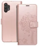MEZZO tree knyginio tipo telefono dėklas Samsung Galaxy A32 5G (A326) rožinis