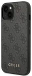 Guess 4G Case Aizsargapvalks priek&scaron; iPhone 14 / pelēks