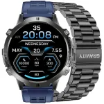 Smartwatch Gravity Siksniņa + aproce GT42-2 / melns