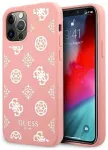 Guess GUHCP12LLSPEWPI Peony Collection Aizsargapvalks priek&scaron; iPhone 12 Pro Max 6,7" / rozā