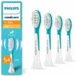 Philips Sonicare For Kids HX6044/90 Bērnu zobu birstes maināmās uzgaļi 4 gab