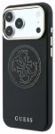 Guess PU Semi Wrap Perforated 4G Logo MagSafe Case Aizsargapvalks priek&scaron; iPhone 18 Pro / melns
