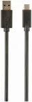 Gembird CCP-USB3-AMCM-1M USB-A 3.0 uz USB-C kabelis 1m / melns