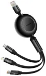 Baseus Bright Mirror 3 USB-C-Micro USB - Lightning 66W Vads 1.1m