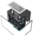 DarkFlash F1 ATX Computer Case + 6 Fans (White)