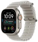 Pulkstenis Apple Watch Ultra 4 GPS + Cellular 49mm Natural Titanium Case with Translucent Grey Ocean Band