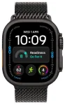 I&scaron;manusis laikrodis Apple Watch Ultra 4 49mm Titanium Black Milanese Loop M