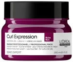 L'Oreal Professionnel, Serie Expert Curl Expression Rich, Glicerinas 3% + Karbamidas H + Hibisko sėklos, Plaukų priežiūros kreminė kaukė, Intensyviai drėkinanti, 250 ml