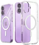 Araree Duple M telefono dėklas su MagSafe palaikymu, skirtas iPhone 17, permatomas