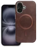 GENTLEMAN MAG COVER telefono dėklas su MagSafe palaikymu iPhone 13 rudas