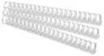Spirāles plastmasas 25mm 240lp. FOROFIS 50gab. baltas