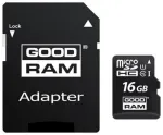 Goodram 16GB Micro SDHC U1-I Class 10 Atmiņas Karte ar Adapteri